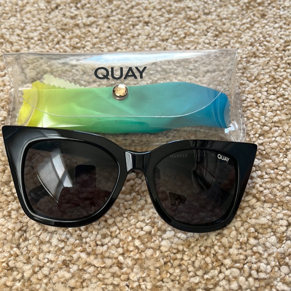 Quay womens black sunglasses
